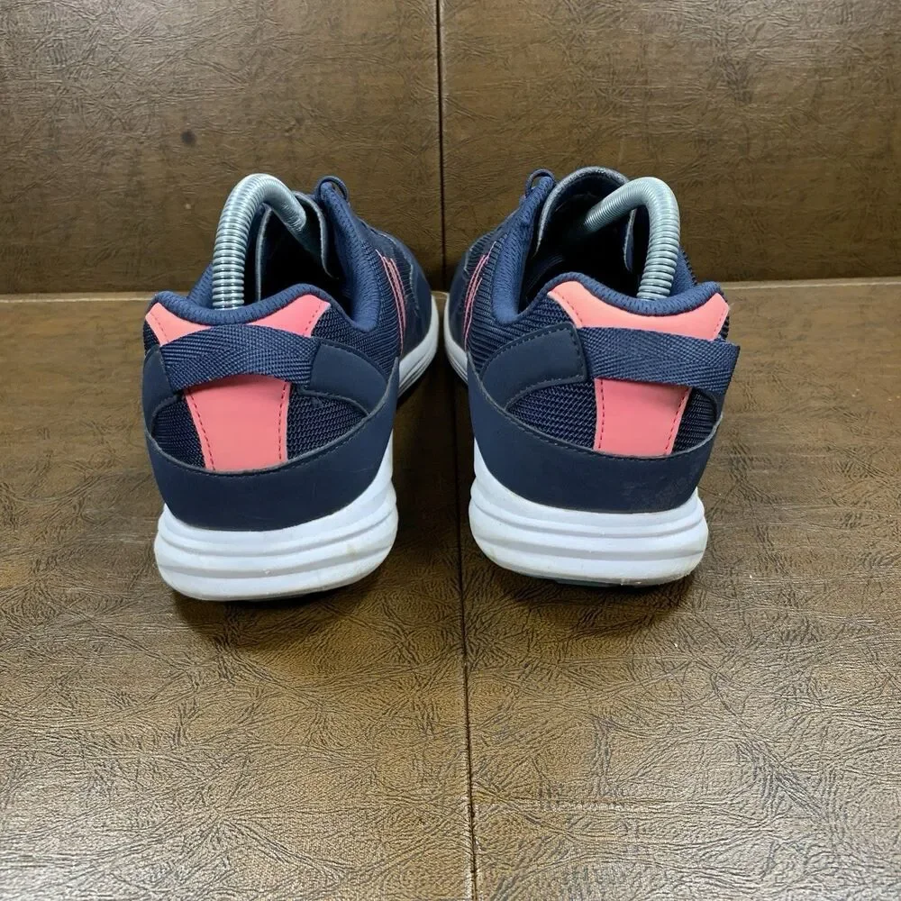 Vionic Audie Navy Blue Pink Orthotic Sneakers Shoes Women’s Size 9.5